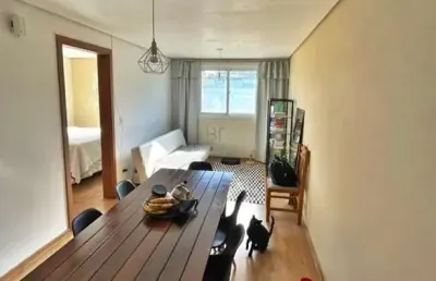 Apartamento de 01 dormitório semimobiliado no bairro charqueadas