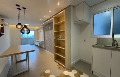 Apartamento semimobiliado 02 dormitórios no bairro vinhedos