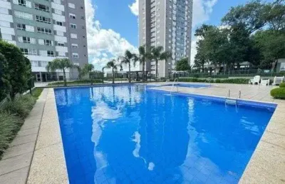 Apartamento mobiliado  com suíte e 02 vagas de garagem
