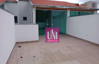 Cobertura com 2 dormitórios à venda, 110 m² por r$ 645.000 - vila valparaíso - santo andré/sp