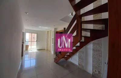 Cobertura com 2 dormitórios à venda, 111 m² por r$ 690.000 - casa branca - santo andré/sp