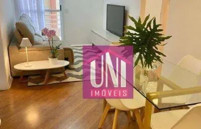 Apartamento com 3 dormitórios para alugar, 59 m² por r$ 4.609/mês - casa branca - santo andré/sp