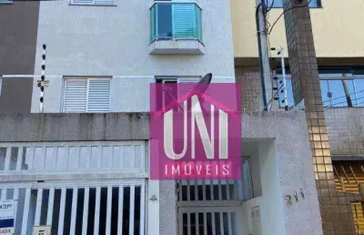 Cobertura com 2 dormitórios à venda, 88 m² por r$ 458.000 - casa branca - santo andré/sp