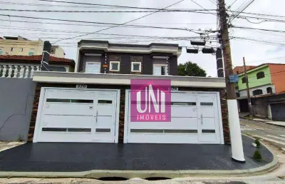 Sobrado com 2 dormitórios à venda, 70 m² por r$ 490.000,00 - jardim das maravilhas - santo andré/sp
