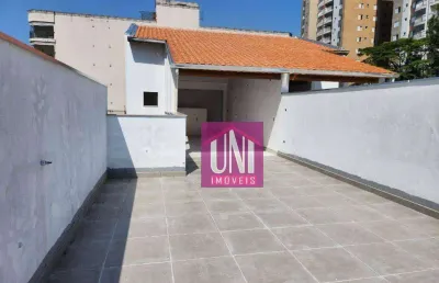 Cobertura com 3 dormitórios à venda, 137 m² por r$ 750.000 - vila valparaíso - santo andré/sp