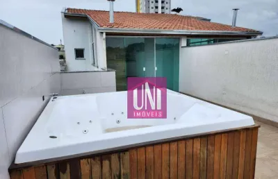 Cobertura com 3 dormitórios à venda, 132 m² por r$ 650.000 - vila pires - santo andré/sp