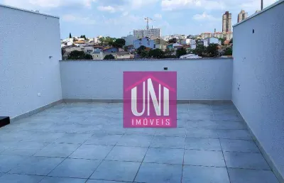 Cobertura com 2 dormitórios à venda, 100 m² por r$ 448.000 - parque novo oratório - santo andré/sp
