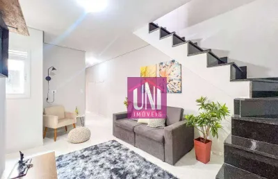 Cobertura com 2 dormitórios à venda, 82 m² - vila guarani - santo andré/sp