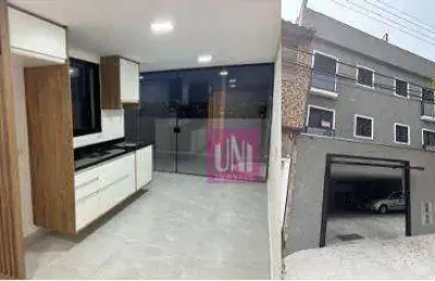 Cobertura com 2 dormitórios à venda, 84 m² por r$ 495.000,00 - parque erasmo assunção - santo andré/sp