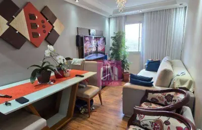 Apartamento com 2 dormitórios à venda, 51 m² por r$ 280.000 - parque das nações - santo andré/sp