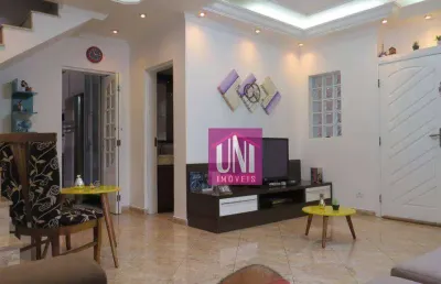 Sobrado com 3 dormitórios à venda, 170 m² por r$ 1.250.000,00 - parque jaçatuba - santo andré/sp