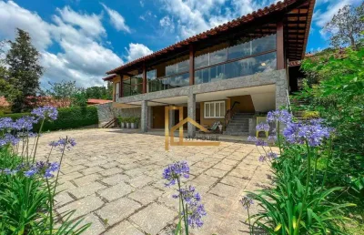 Casa de alto padrão com 5 quartos no green valley em albuquerque - teresópolis-rj