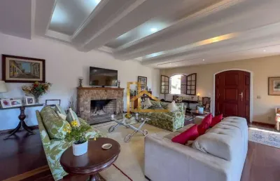 Casa com 5 dormitórios à venda, 478 m² - golfe - teresópolis/rj