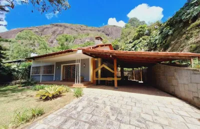 Casa com 3 dormitórios à venda, 175 m² - parque do imbui - teresópolis/rj