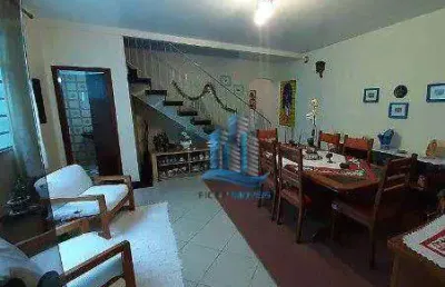 Sobrado com 3 dormitórios à venda, 185 m² por r$ 760.000,00 - vila bastos - santo andré/sp