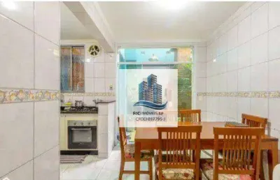Sobrado com 3 dormitórios à venda, 126 m² por r$ 620.000,00 - utinga - santo andré/sp