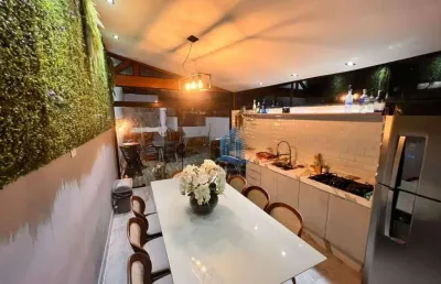 Cobertura com 3 dormitórios à venda, 172 m² por r$ 910.000 - vila bastos - santo andré/sp