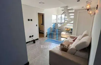 Cobertura com 2 dormitórios à venda, 98 m² por r$ 990.000,00 - campestre - santo andré/sp