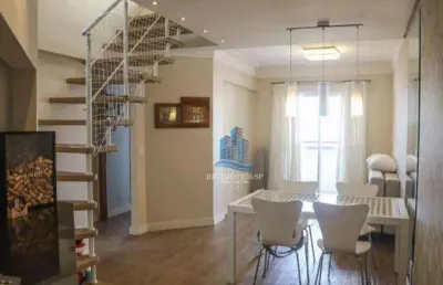 Cobertura com 2 dormitórios à venda, 130 m² por r$ 870.000,00 - santa maria - são caetano do sul/sp