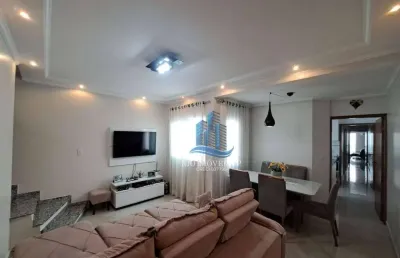 Cobertura com 3 dormitórios à venda, 168 m² por r$ 690.000 - santa maria - santo andré/sp