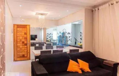Cobertura com 4 dormitórios à venda, 90 m² por r$ 1.007.000 - jardim - santo andré/sp