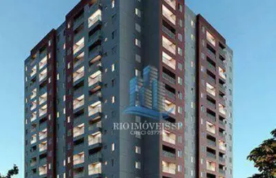 Apartamento com 2 dormitórios à venda, 45 m² por r$ 366.000,00 - vila humaitá - santo andré/sp
