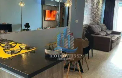 Apartamento com 2 dormitórios à venda, 66 m² por r$ 610.000,00 - fundação - são caetano do sul/sp