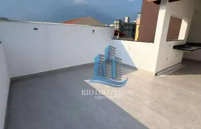 Cobertura com 2 dormitórios à venda, 90 m² por r$ 470.000,00 - santa maria - santo andré/sp