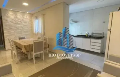 Cobertura com 3 dormitórios à venda, 160 m² por r$ 655.000 - casa branca - santo andré/sp