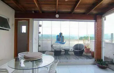 Cobertura com 3 dormitórios à venda, 164 m² por r$ 899.000 - nova gerty - são caetano do sul/sp