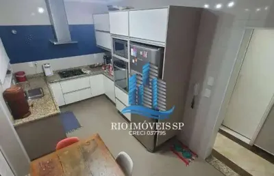 Sobrado com 3 dormitórios à venda, 150 m² por r$ 750.000 - campestre - santo andré/sp