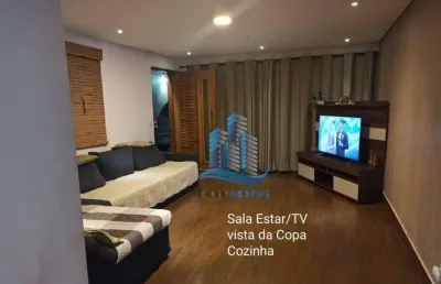 Sobrado com 3 dormitórios à venda, 261 m² por r$ 1.350.000,00 - cerâmica - são caetano do sul/sp