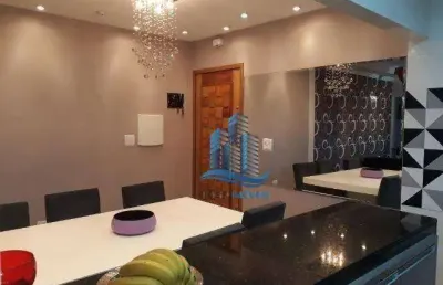 Cobertura com 4 dormitórios à venda, 180 m² por r$ 1.021.000,00 - campestre - santo andré/sp