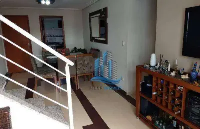 Cobertura com 3 dormitórios à venda, 166 m² por r$ 725.000,00 - nova gerti - são caetano do sul/sp
