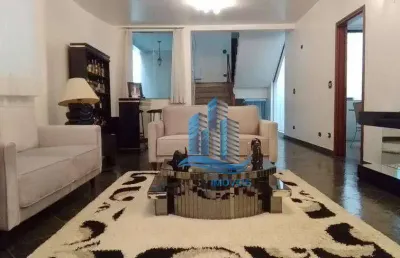 Sobrado com 5 dormitórios à venda, 380 m² por r$ 2.300.000,00 - campestre - santo andré/sp