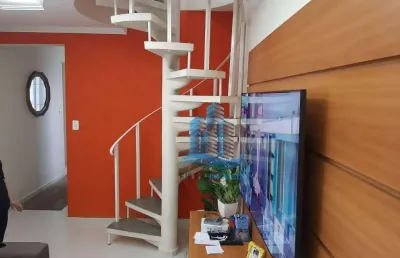 Cobertura com 2 dormitórios à venda, 127 m² por r$ 705.000,00 - nova gerti - são caetano do sul/sp