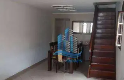 Sobrado com 2 dormitórios à venda, 200 m² por r$ 850.000,00 - santa maria - são caetano do sul/sp