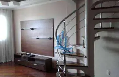 Cobertura com 3 dormitórios à venda, 178 m² por r$ 1.007.000,00 - fundação - são caetano do sul/sp