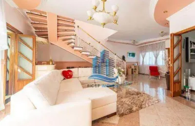 Sobrado com 3 dormitórios à venda, 445 m² por r$ 3.180.000,00 - olímpico - são caetano do sul/sp