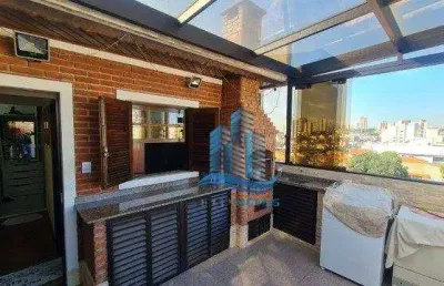 Cobertura com 2 dormitórios à venda, 100 m² por r$ 700.000,00 - barcelona - são caetano do sul/sp