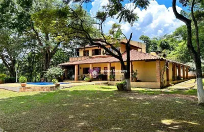 Sítio com 5 dormitórios à venda, 39000 m² por r$ 1.300.000,00 - aparecidinha - araçariguama/sp