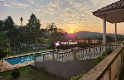 Chácara com 6 dormitórios à venda, 1336 m² por r$ 980.000,00 - condomínio residencial colinas   - município de araçariguama/sp