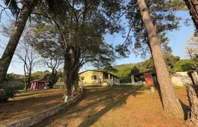 Chácara com 4 dormitórios à venda, 4100 m² por r$ 400.000,00 - santa ella - araçariguama/sp