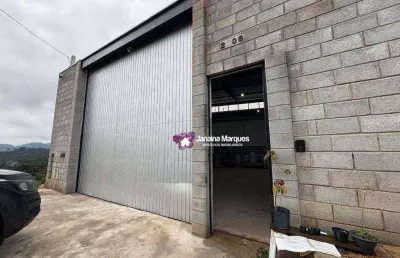 Galpão para alugar, 320 m² por r$ 9.600,00/mês - cruz almas - araçariguama/sp