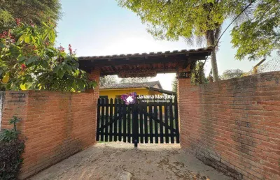 Chácara com 2 dormitórios à venda, 2800 m² por r$ 390.000,00 - santaella - araçariguama/sp
