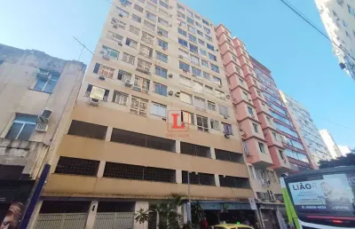 Apartamento de sala um quarto área e garagem para venda centro rio de janeiro