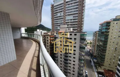 Apartamento com 3 dormitórios à venda, 162 m² por r$ 1.900.000,00 - canto do forte - praia grande/sp