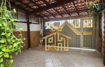 Sobrado com 3 suíte à venda, 220 m² por r$ 790.000 - vila guilhermina - praia grande/sp