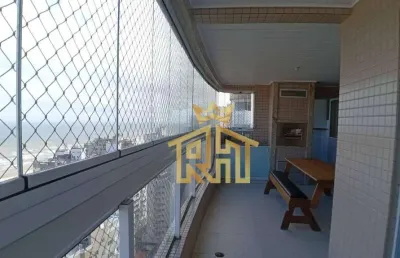 Apartamento de 3 dormitórios (1 suíte) na aviação em praia grande - sp - vista mar