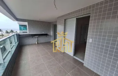 Apartamento novo - 02 suítes - varanda gourmet com vista mar - lazer completo - 1 vaga - vila caiçara